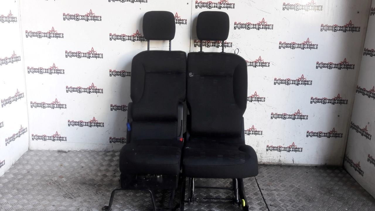 BERLINGO-PARTNER-PASSENGER-SIDE-DOUBLE-SEAT-IN-BLACK-CLOTH-2009-TO-2018-144795518446 BERLINGO / PARTNER PASSENGER SIDE DOUBLE SEAT IN BLACK CLOTH 2009 TO 2018 - Image 1