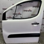 CITROEN BERLINGO / PEUGEOT PARTNER PASSENGER FRONT DOOR WHITE EWP 2009 TO 2018