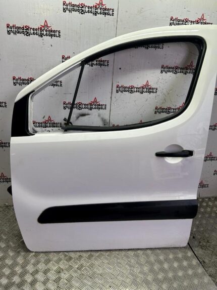 CITROEN BERLINGO / PEUGEOT PARTNER PASSENGER FRONT DOOR WHITE EWP 2009 TO 2018