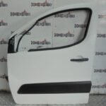 CITROEN BERLINGO PEUGEOT PARTNER PASSENGER SIDE FRONT DOOR WHITE EWP 2009 - 2018