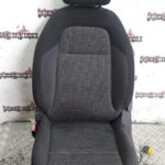 CITROEN C3 PICASSO PASSENGER SIDE FRONT SEAT IN BLACK / GREY CLOTH 2009 TO 2017