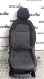 CITROEN C3 PICASSO PASSENGER SIDE FRONT SEAT IN BLACK / GREY CLOTH 2009 TO 2017