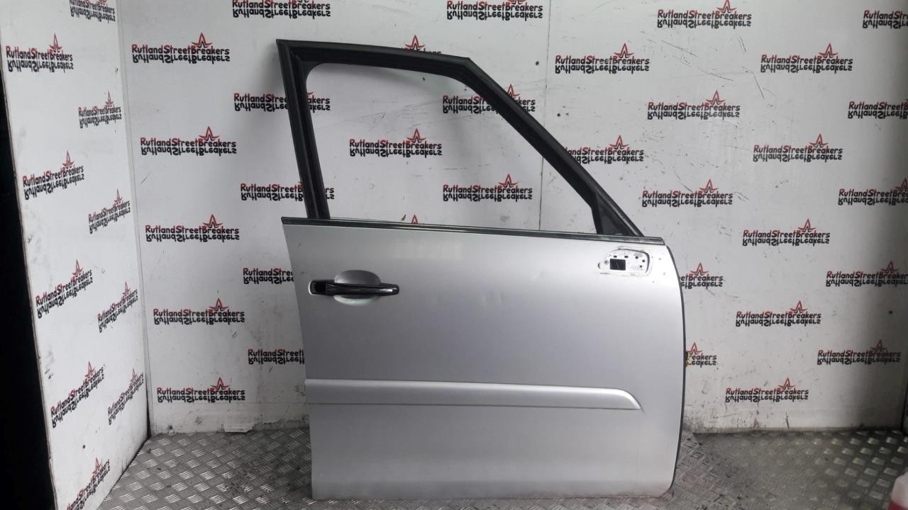 CITROEN-C4-GRAND-PICASSO-DRIVER-SIDE-FRONT-DOOR-IN-SILVER-EZR-2007-TO-2013-135678117716 CITROEN C4 GRAND PICASSO DRIVER SIDE FRONT DOOR IN SILVER EZR 2007 TO 2013 - Image 1