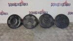 CITROEN DISPATCH SET OF 4 GENUINE WHEEL HUB CENTRE CAPS IN BLACK 2016 66 TO 2022