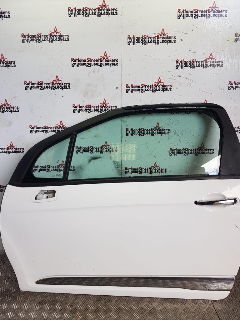 CITROEN-DS3-PASSENGER-SIDE-DOOR-IN-BANQUISE-WHITE-EWP-2009-TO-2018-147168440116 CITROEN DS3 PASSENGER SIDE DOOR IN BANQUISE WHITE EWP 2009 TO 2018 - Image 1