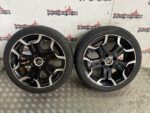 CITROEN DS3 SINGLE BELLONE  ALLOY BLACK - SILVER DIAMOND CUT 205 45 17