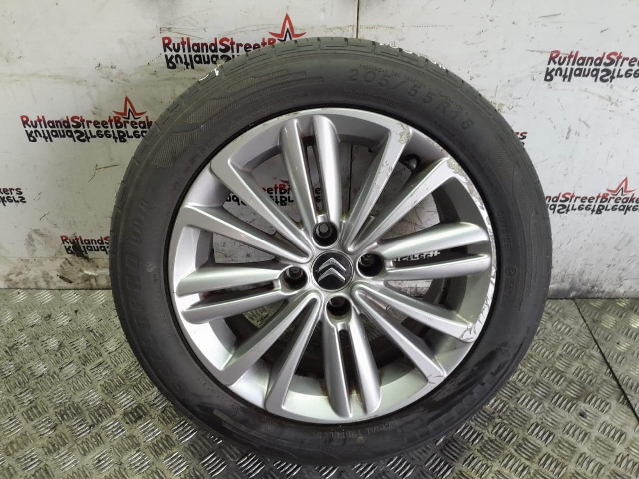 Citroen-C4-16-Boston-Alloy-Wheel-Silver-20555R16-C2872-145459842366 Citroen C4 16" Boston Alloy Wheel Silver 205/55R16 C2872 - Image 1