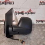 DISPATCH EXPERT SCUDO PASSENGER SIDE WING MIRROR IN BLACK 2016 TO 2022 .