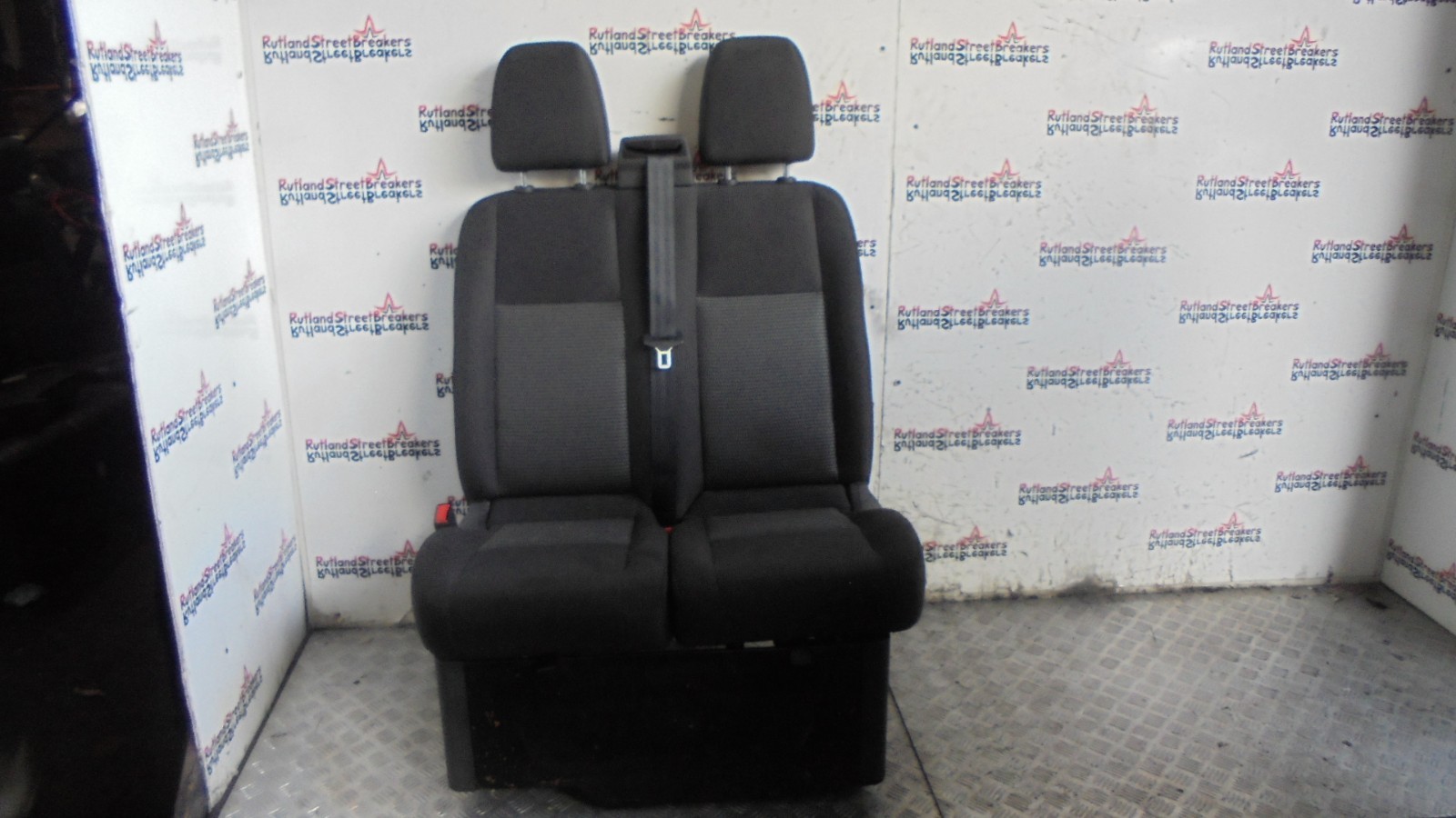FORD-TRANSIT-CUSTOM-MK8-DOUBLE-PASSENGER-SEAT-CLOTH-WITH-HEADRESTS-20142023-136664045256 FORD TRANSIT CUSTOM MK8 DOUBLE PASSENGER SEAT CLOTH WITH HEADRESTS 2014–2023 - Image 1