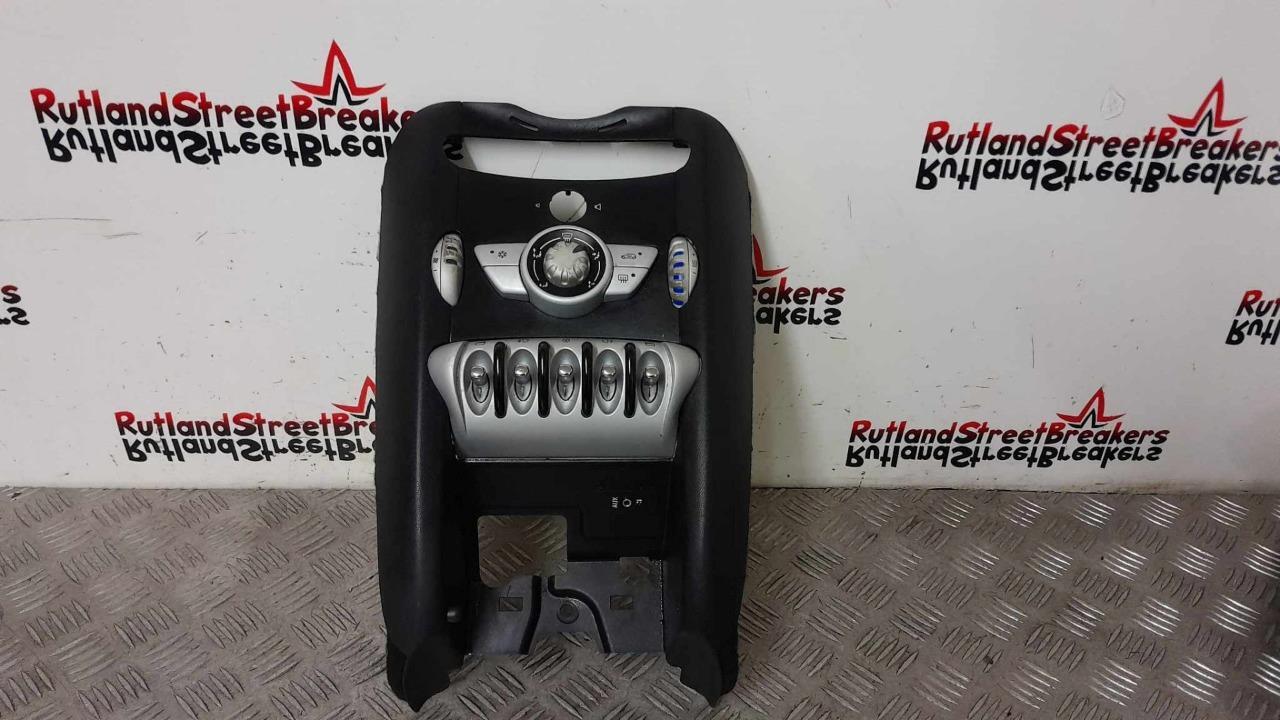 MINI-CLUBMAN-R55-HEATER-CONTROL-SWITCH-WITH-AIR-CON-PANEL-2006-to-2012-69797002-134673373016 MINI CLUBMAN R55 HEATER CONTROL SWITCH WITH AIR CON PANEL 2006 to 2012 69797002 - Image 1