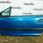 PEUGEOT 207 CC PASSENGER SIDE DOOR BLUE KMU 2006 - 2012