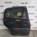 PEUGEOT 207 DRIVER SIDE REAR DOOR IN OBSIDIAN BLACK EXL 2006 TO 2012