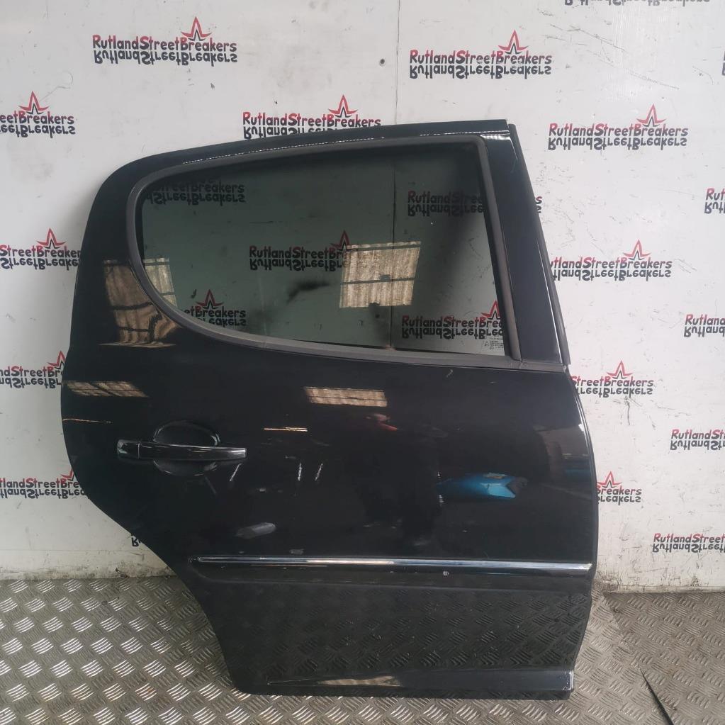PEUGEOT-207-DRIVER-SIDE-REAR-DOOR-IN-OBSIDIAN-BLACK-EXL-2006-TO-2012-135039981476 PEUGEOT 207 DRIVER SIDE REAR DOOR IN OBSIDIAN BLACK EXL 2006 TO 2012 - Image 1