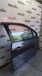 PEUGEOT 208 3 DOOR DRIVER SIDE FRONT DOOR IN SHARK GREY KTP 2012 TO 2018 - Image 3