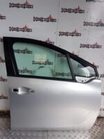 PEUGEOT 208 DRIVER SIDE FRONT DOOR IN ALUMINIUM SILVER EZR 2012 TO 2018