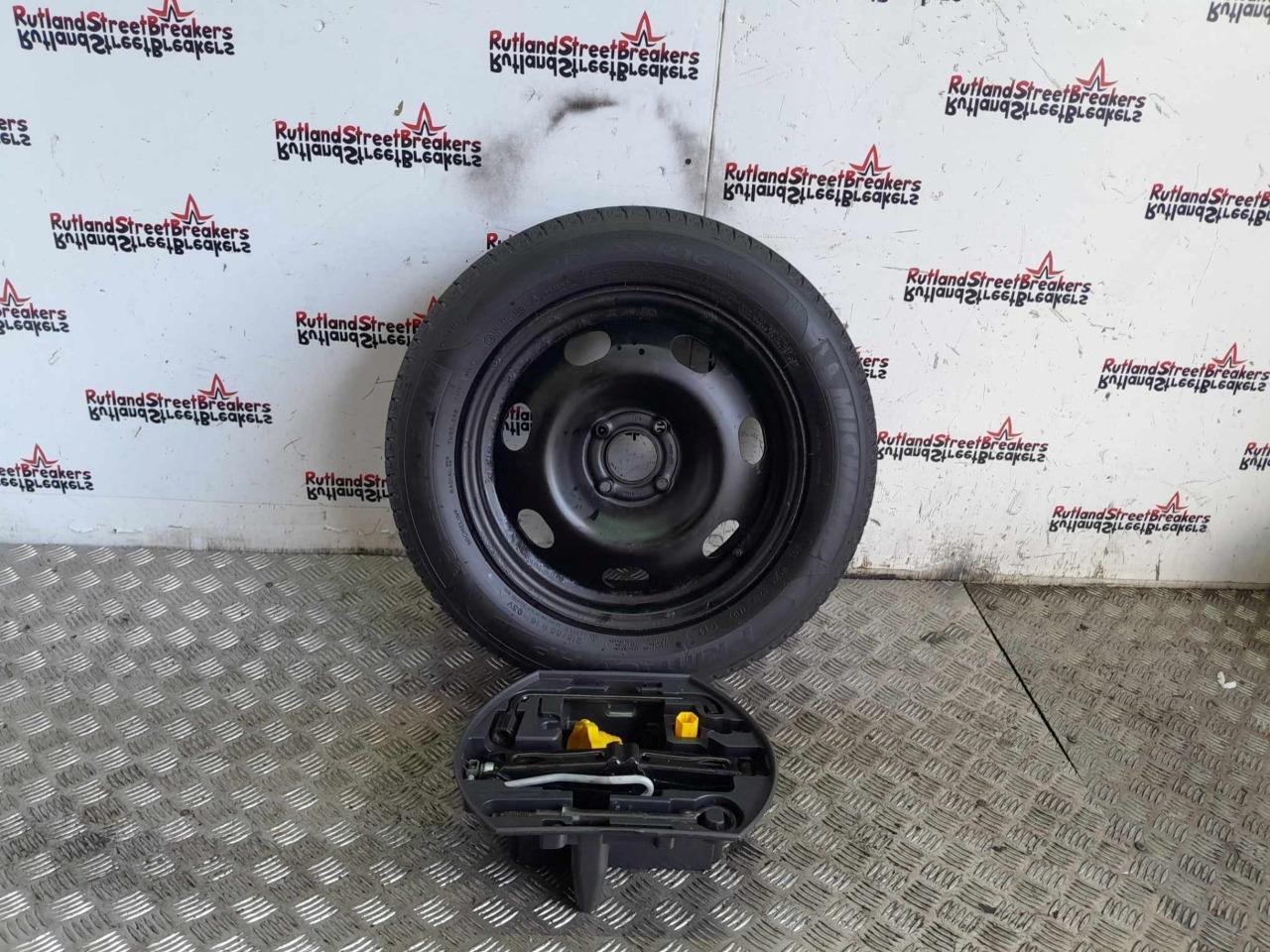 PEUGEOT-208-STEEL-SPARE-WHEEL-IN-BLACK-WITH-TOOL-KIT-215-55-R-16-2012-TO-2018-145248583936 PEUGEOT 208 STEEL SPARE WHEEL IN BLACK WITH TOOL KIT 215 / 55 R 16 2012 TO 2018 - Image 1