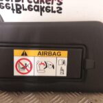 PEUGEOT 3008 PASSENGER SUN VISOR WITH MIRROR BLACK 2017 TO 2022