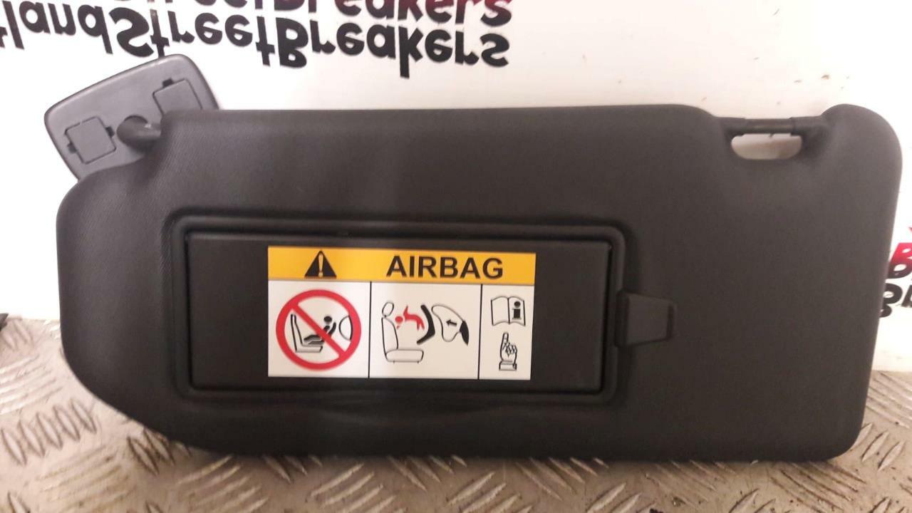 PEUGEOT-3008-PASSENGER-SUN-VISOR-WITH-MIRROR-BLACK-2017-TO-2022-134104985986 PEUGEOT 3008 PASSENGER SUN VISOR WITH MIRROR BLACK 2017 TO 2022 - Image 1