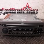PEUGEOT 308 STEREO HEAD UNIT RADIO CD PLAYER 96650206XH 2009 TO 2013