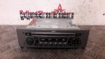PEUGEOT 308 STEREO HEAD UNIT RADIO CD PLAYER 96650206XH 2009 TO 2013