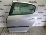 PEUGEOT 407 5 DOOR PASSENGER SIDE REAR DOOR IN SILVER EZR  2004 - 2010