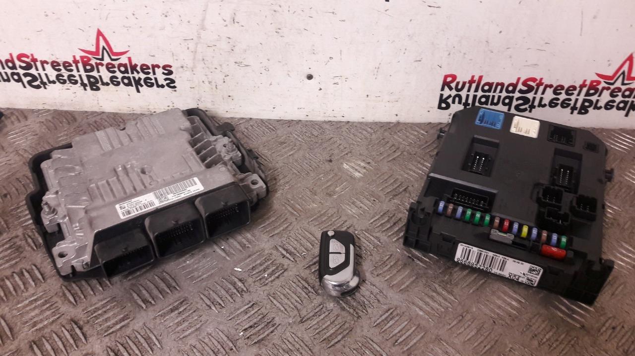 PEUGEOT-CITROEN-16-DIESEL-9HD-ECU-KIT-KEY-9666952280-S180123008-9800268980-134555193186 PEUGEOT / CITROEN 1.6 DIESEL 9HD ECU KIT & KEY 9666952280 /S180123008 9800268980 - Image 1