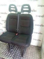 RELAY BOXER MOVANO PASSENGER SIDE DOUBLE SEAT CLOTH DARKO + TWILL " 35 " 2014-24 - Image 12