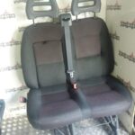 RELAY BOXER MOVANO PASSENGER SIDE DOUBLE SEAT CLOTH DARKO + TWILL " 35 " 2014-24