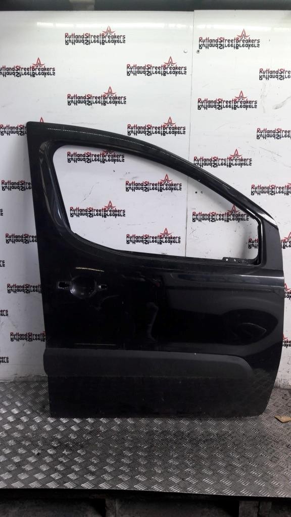 BERLINGO-PARTNER-DRIVER-SIDE-DOOR-IN-ONYX-BLACK-EXY-2009-TO-2018-V-146500069997 BERLINGO / PARTNER DRIVER SIDE DOOR IN ONYX BLACK EXY 2009 TO 2018 *V* - Image 1