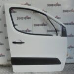 CITROEN BERLINGO PEUGEOT PARTNER DRIVER SIDE FRONT DOOR WHITE EWP 2009 - 2018