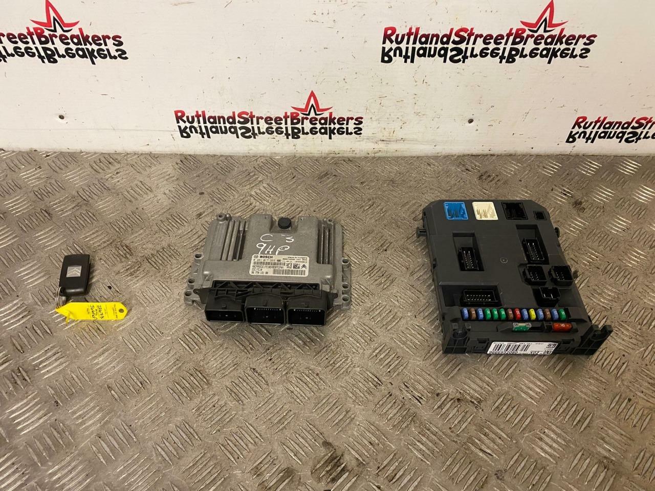 CITROEN-C3-PICASSO-DIESEL-16-HDI-MANUAL-ECU-KIT-9666952080-0281017333-144216421867 CITROEN C3 PICASSO DIESEL 1.6 HDI MANUAL ECU KIT 9666952080 0281017333 - Image 1