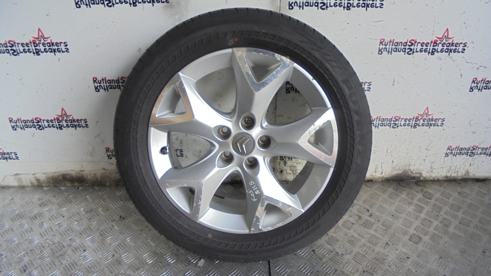 CITROEN-C5-SINGLE-ALLOY-WHEEL-SILVER-225-55-RF17-136644006717 CITROEN C5 - SINGLE ALLOY WHEEL SILVER 225 / 55 / RF17 - Image 1