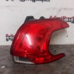 PEUGEOT 2008 DRIVER SIDE REAR TAIL LIGHT / CLUSTER 2013 TO 2016 9678074380
