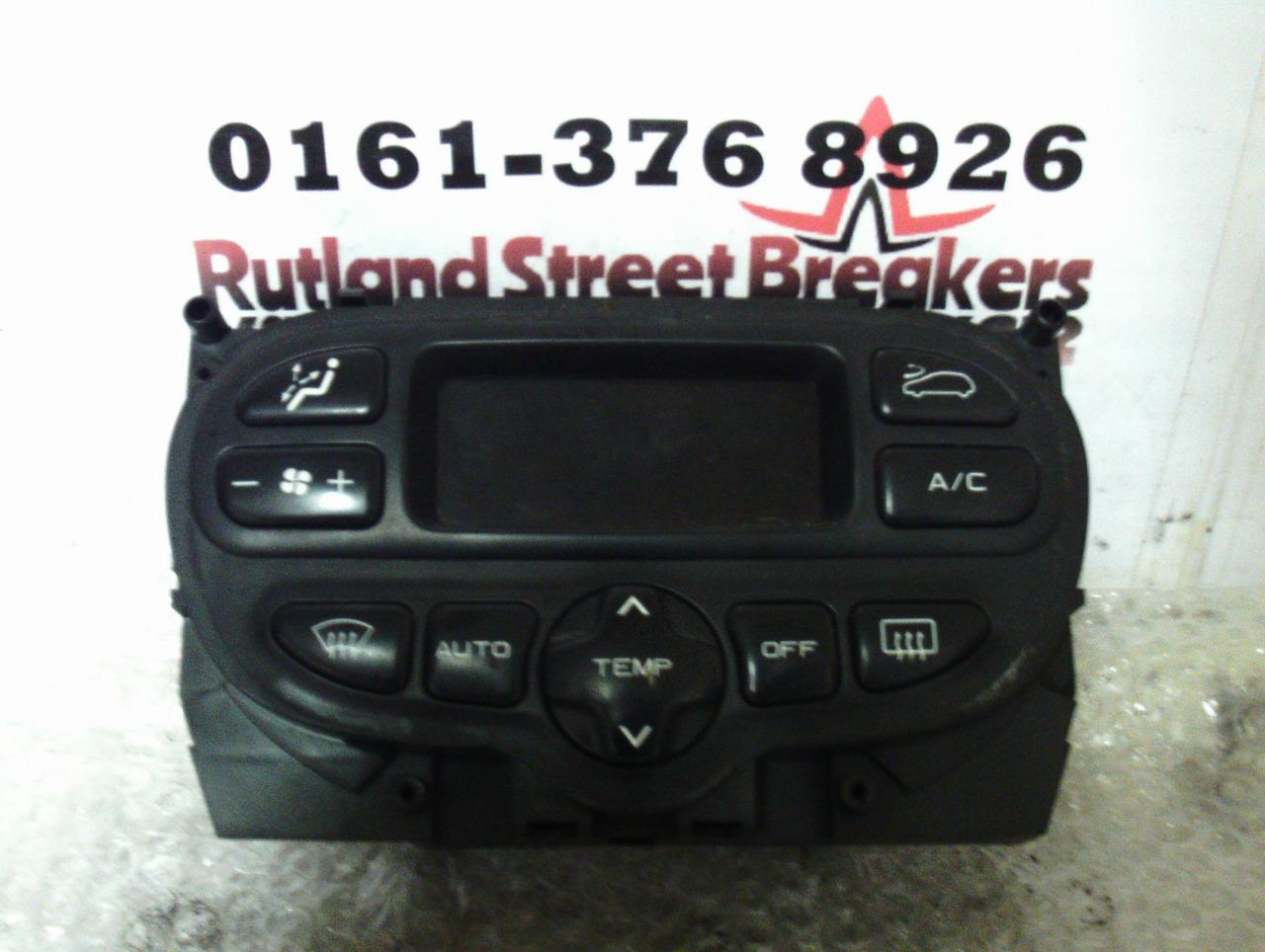 PEUGEOT-206-PANEL-CLIMATE-CONTROL-SWITCH-96430091XT-132275320737 PEUGEOT 206 PANEL CLIMATE CONTROL SWITCH 96430091XT - Image 1