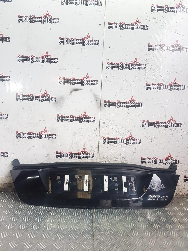 PEUGEOT-207-CC-LOWER-TAILGATE-BOOT-LID-IN-OBSIDIAN-BLACK-EXL-2006-TO-2012-146397390607 PEUGEOT 207 CC LOWER TAILGATE BOOT LID IN OBSIDIAN BLACK EXL 2006 TO 2012 - Image 1