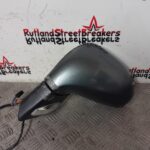 PEUGEOT 207 WING MIRROR PASSENGER SIDE / OFFSIDE IN SHARK GREY KTP 2006 TO 2012