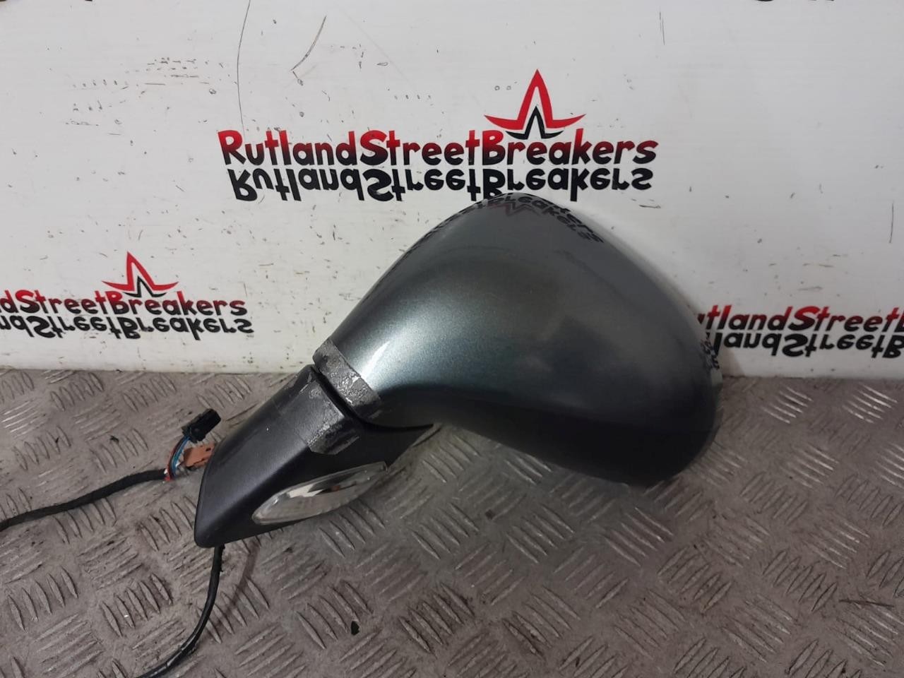 PEUGEOT-207-WING-MIRROR-PASSENGER-SIDE-OFFSIDE-IN-SHARK-GREY-KTP-2006-TO-2012-135678163097 PEUGEOT 207 WING MIRROR PASSENGER SIDE / OFFSIDE IN SHARK GREY KTP 2006 TO 2012 - Image 1