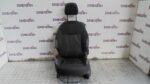 PEUGEOT 208 3 DOOR FRONT PASSENGER SIDE SEAT IN BLACK / GREY CLOTH 2012 TO 2018