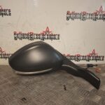 PEUGEOT 208 WING MIRROR DRIVER SIDE MANUAL BLACK 2012 TO 2018
