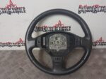 PEUGEOT 3008 STEERING WHEEL BLACK LEATHER 2009 TO 2016 96866138ZE