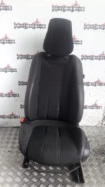 PEUGEOT 308 MK2 PASSENGER SIDE SEAT IN BLACK CLOTH & LEATHER 2014 TO 2020