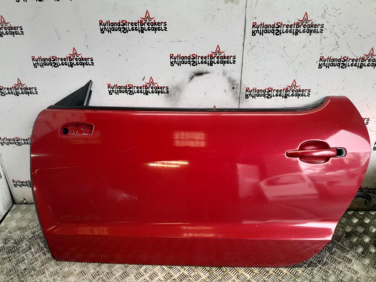 PEUGEOT-RCZ-PASSENGER-FRONT-DOOR-BLOOD-RED-KJC-2010-TO-2015-145487529137 PEUGEOT RCZ PASSENGER FRONT DOOR BLOOD RED KJC 2010 TO 2015 - Image 1