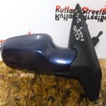 RENAULT CLIO MK3 DRIVER SIDE MANUAL WING MIRROR BLUE NV432  2006 - 2009