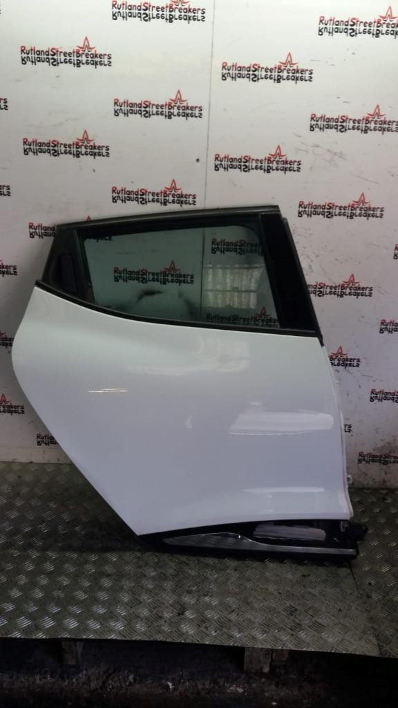 RENAULT-CLIO-MK4-DRIVER-SIDE-REAR-DOOR-IN-WHITE-OV369-2013-TO-2019-136794908057 RENAULT CLIO MK4 DRIVER SIDE REAR DOOR IN WHITE OV369 2013 TO 2019 - Image 1