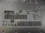 206 1.6 16V NFU COMPLETE ECU KIT INC KEY ECU 0261206942 / BSI 9627137080 - Image 3