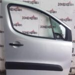 CITROEN BERLINGO PEUGEOT PARTNER DRIVER SIDE FRONT DOOR SILVER EZR 2009 - 2018