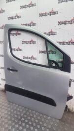 CITROEN BERLINGO PEUGEOT PARTNER DRIVER SIDE FRONT DOOR SILVER EZR 2009 - 2018 - Image 3