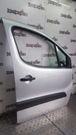 CITROEN BERLINGO PEUGEOT PARTNER DRIVER SIDE FRONT DOOR SILVER EZR 2009 - 2018 - Image 4