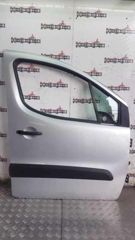 CITROEN BERLINGO PEUGEOT PARTNER DRIVER SIDE FRONT DOOR SILVER EZR 2009 - 2018