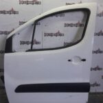 CITROEN BERLINGO PEUGEOT PARTNER PASSENGER SIDE FRONT DOOR WHITE 2009 TO 2018